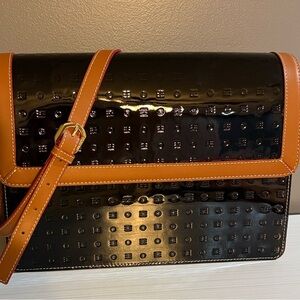 Arcadia Allday Patent Leather
Large Shoulder Handbag